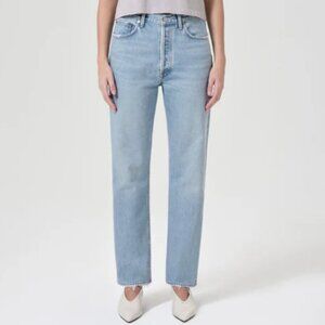 AGolde 90's Mid Rise Straight Jean